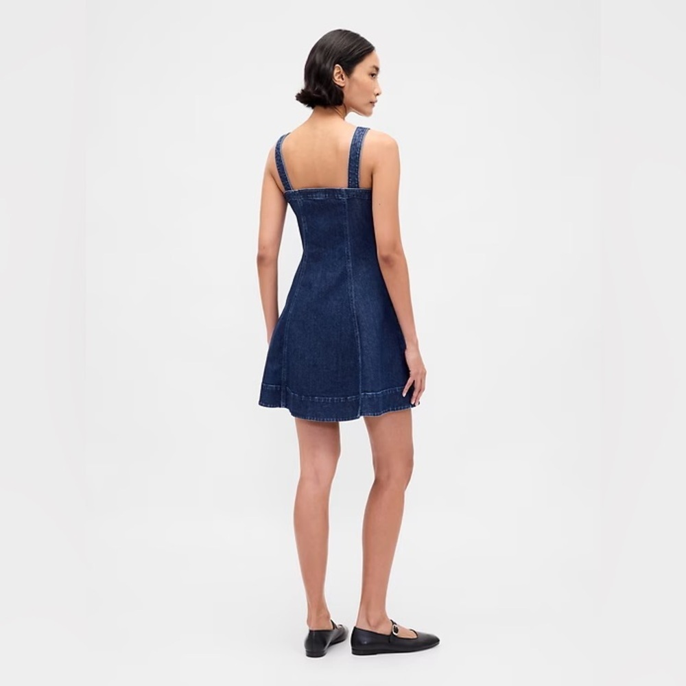 Gap Denim Zip-Front Mini Dress - Picture 2 of 7